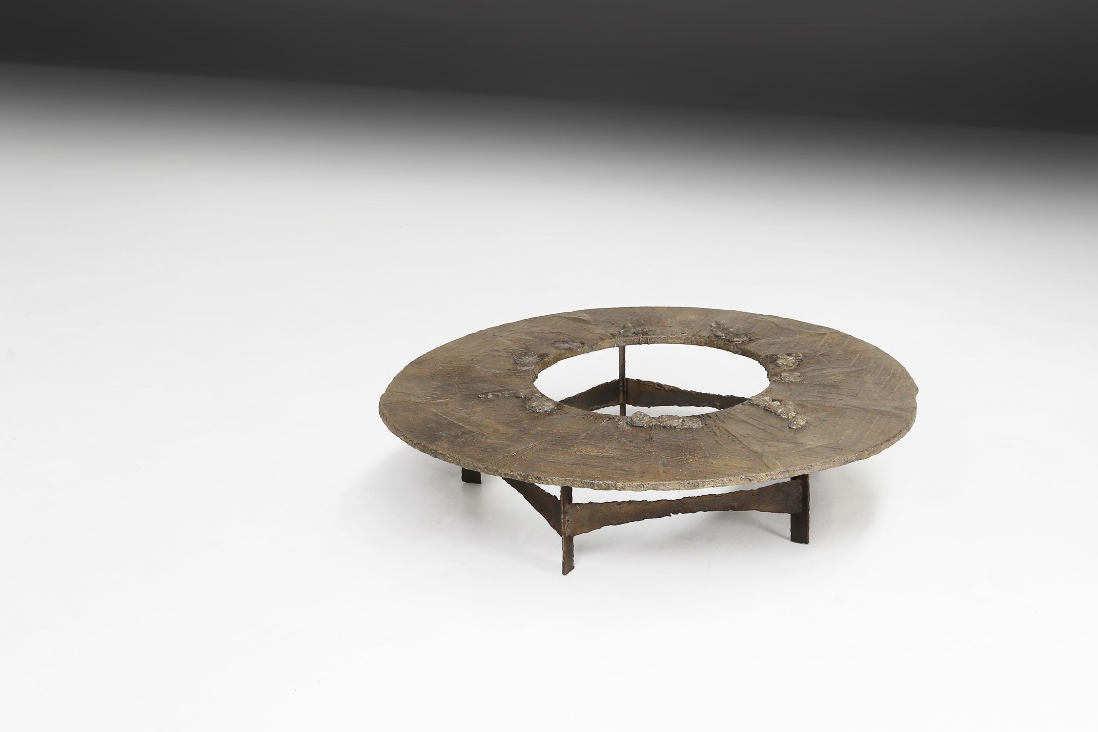 Early Coffee Table signed by Pia Manu, Belgium 1960sthumbnail